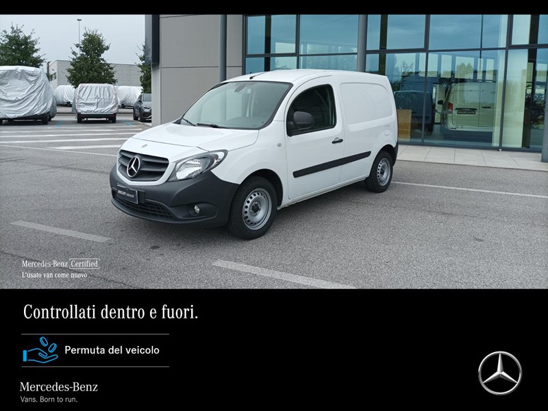 Mercedes Citan 111 cdi long blueff. e6d-temp diesel bianco