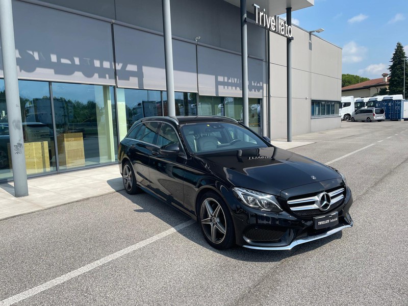 Mercedes Classe C SW sw 220 d premium 4matic auto 9m diesel nero