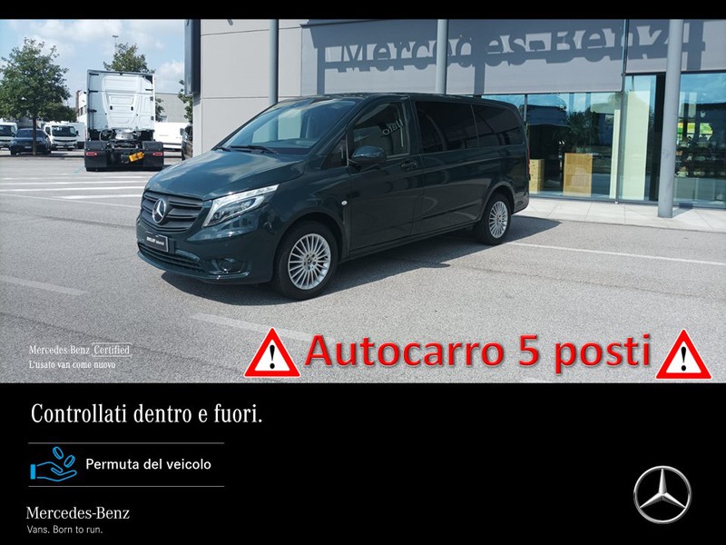 Mercedes Vito 116 cdi long mixto auto my20 diesel verde