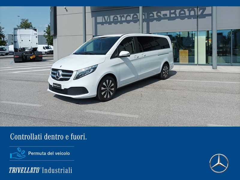 Mercedes Classe V extralong 220 d sport auto diesel bianco