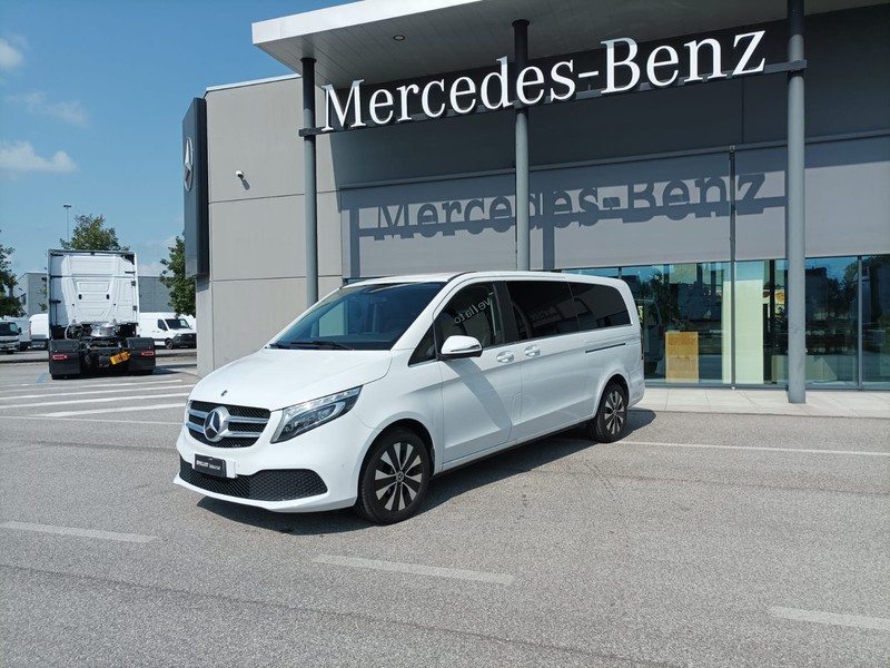 Mercedes Classe V extralong 220 d sport auto diesel bianco