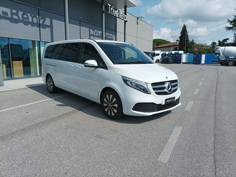 Mercedes Classe V extralong 220 d sport auto diesel bianco