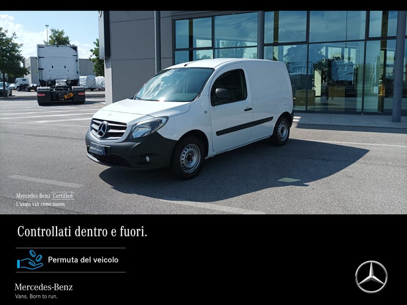 Mercedes Citan 111 cdi long blueff. e6d-temp diesel bianco