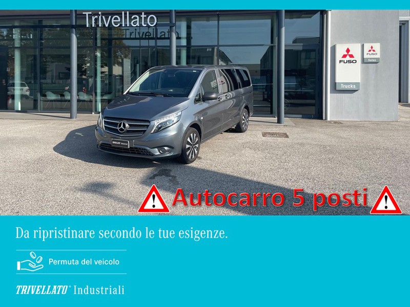 Mercedes Vito 119 cdi(bluetec) long 4x4 mixto auto e6 diesel grigio