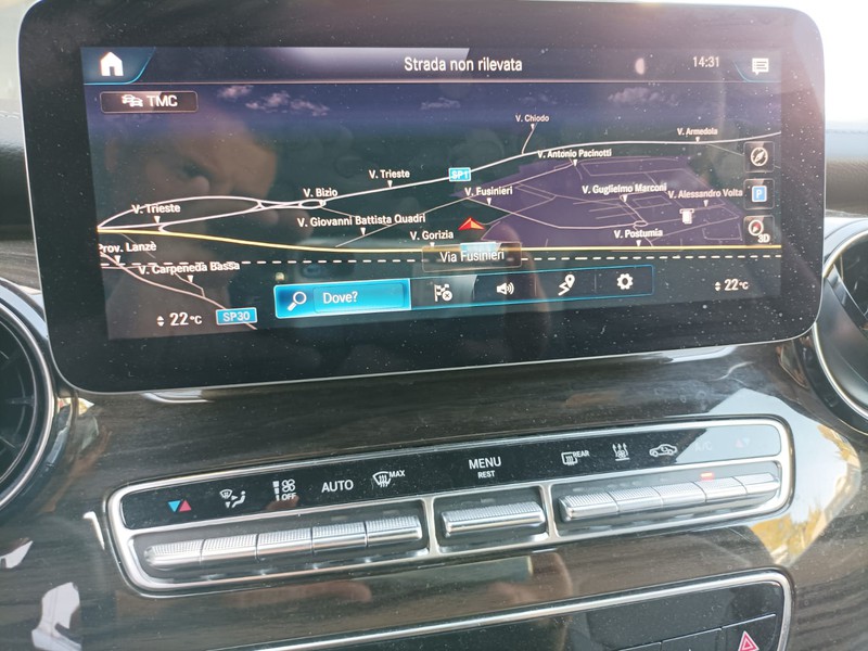 Mercedes Classe V extralong 300 d sport 4matic auto diesel nero