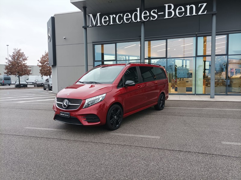 Mercedes Classe V long 300 d exclusive 4matic auto diesel rosso