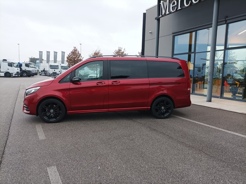 Mercedes Classe V long 300 d exclusive 4matic auto diesel rosso