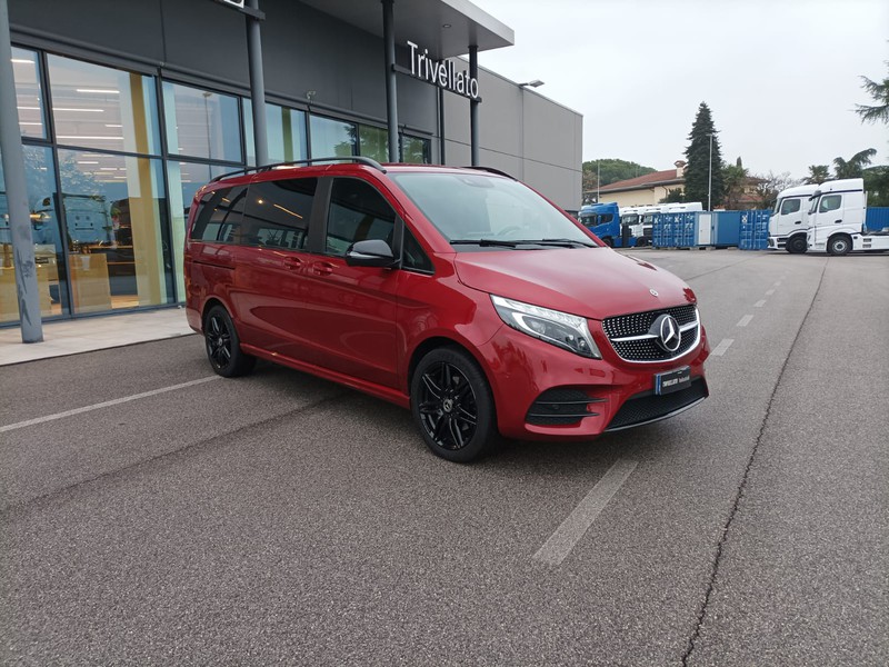 Mercedes Classe V long 300 d exclusive 4matic auto diesel rosso
