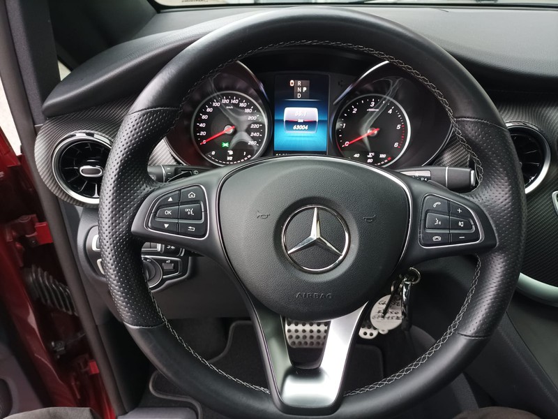 Mercedes Classe V long 300 d exclusive 4matic auto diesel rosso