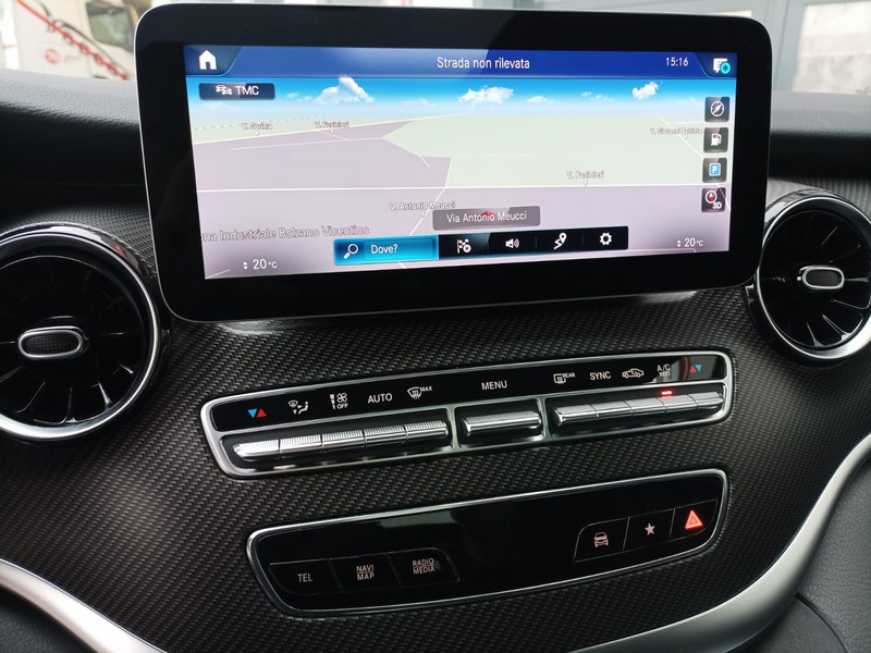 Mercedes Classe V long 300 d exclusive 4matic auto diesel rosso