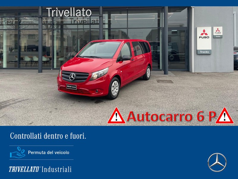 Mercedes Vito 114 cdi compact mixto auto my20 diesel rosso