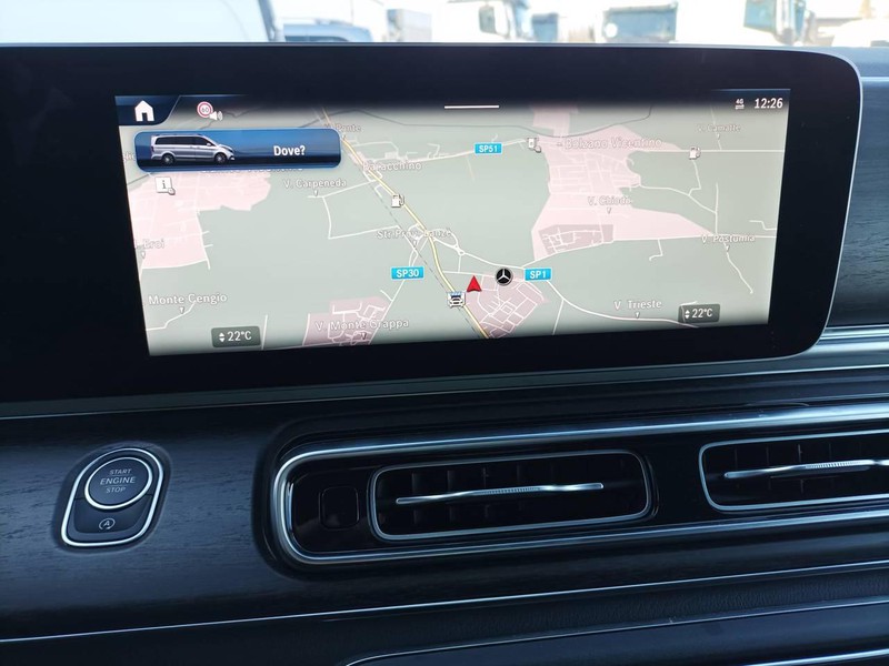 Mercedes Classe V extralong 250 d avantgarde auto diesel rosso