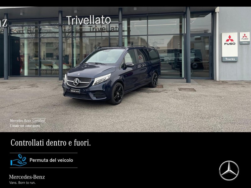 Mercedes Classe V long 250 d premium 4matic auto diesel blu/azzurro