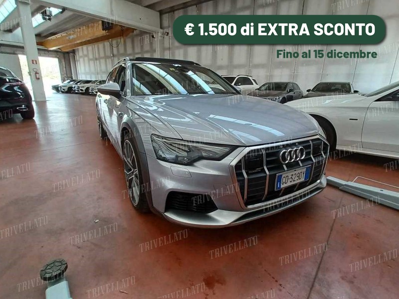 Audi A6 allroad allroad 55 3.0 tdi mhev 48v quattro 344cv tiptronic ibrido argento