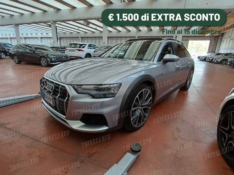 Audi A6 allroad allroad 55 3.0 tdi mhev 48v quattro 344cv tiptronic ibrido argento