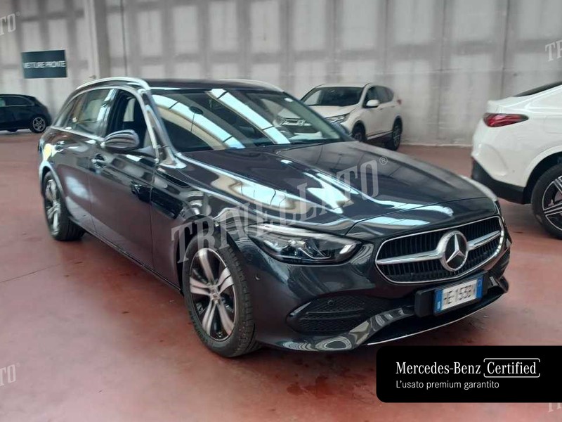 Mercedes Classe C SW sw 200 d mhev advanced auto ibrido grigio