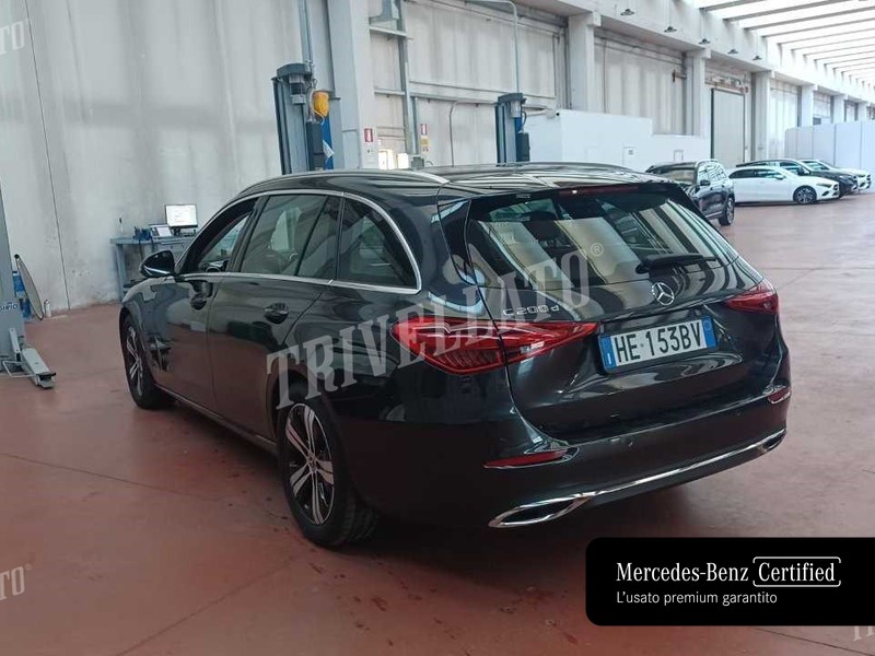 Mercedes Classe C SW sw 200 d mhev advanced auto ibrido grigio