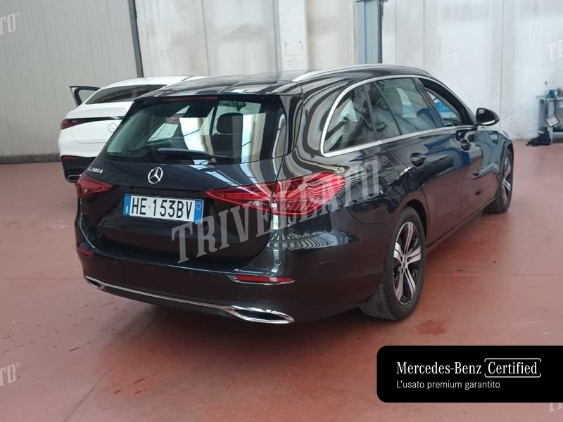 Mercedes Classe C SW sw 200 d mhev advanced auto ibrido grigio