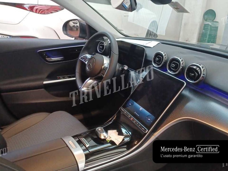 Mercedes Classe C SW sw 200 d mhev advanced auto ibrido grigio