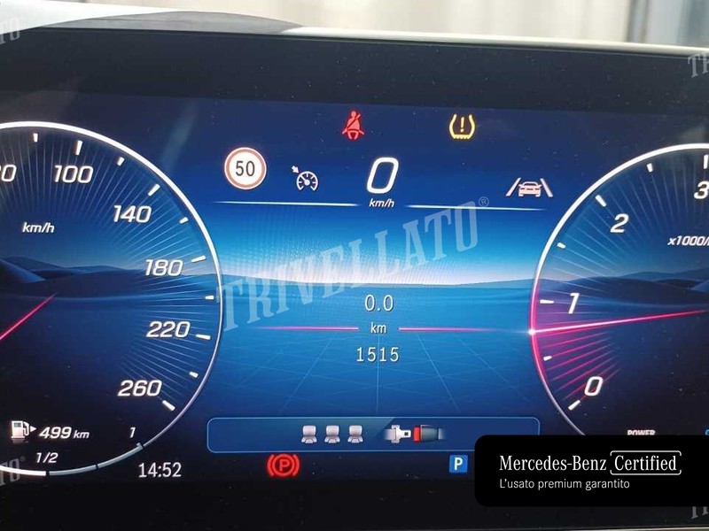 Mercedes Classe C SW sw 200 d mhev advanced auto ibrido grigio