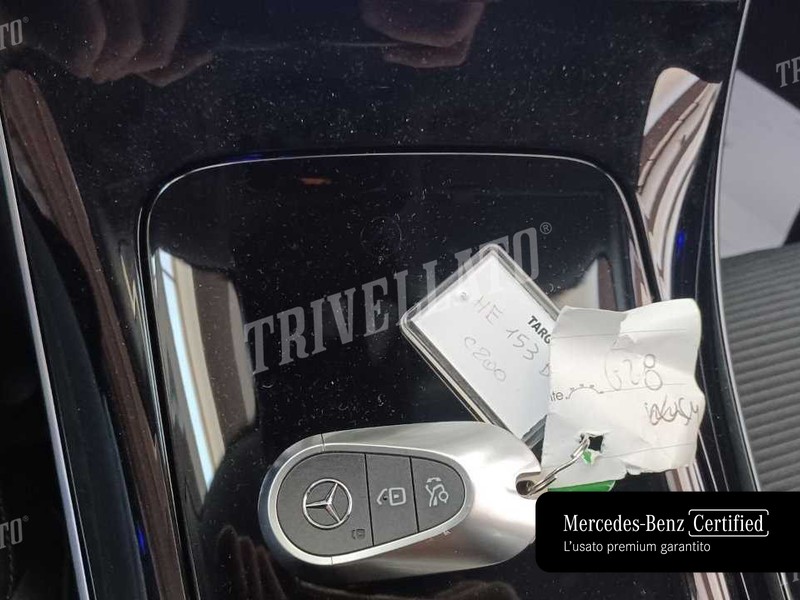Mercedes Classe C SW sw 200 d mhev advanced auto ibrido grigio