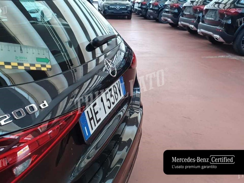 Mercedes Classe C SW sw 200 d mhev advanced auto ibrido grigio