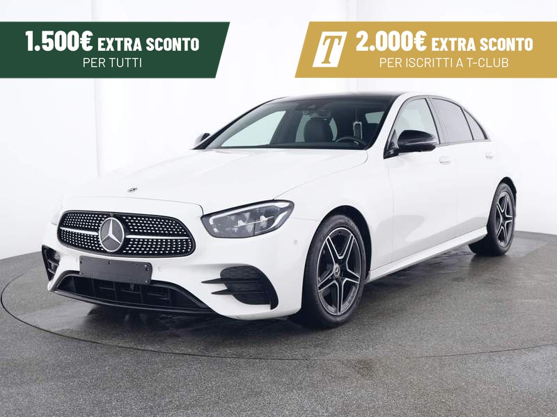 Mercedes Classe E Berlina 220 d mhev premium auto ibrido bianco