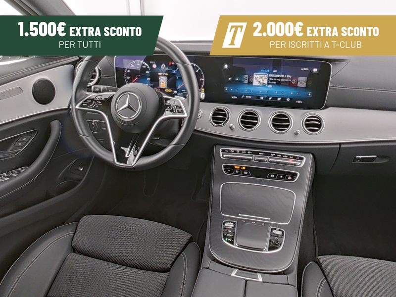 Mercedes Classe E Berlina 220 d mhev premium auto ibrido bianco