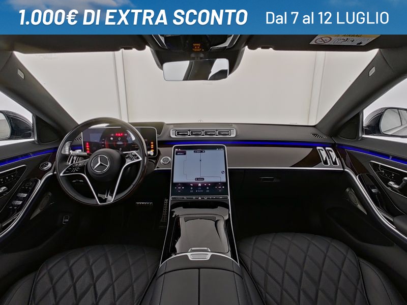 Mercedes Classe S Berlina lunga 350 d mhev premium plus 4matic auto ibrido nero
