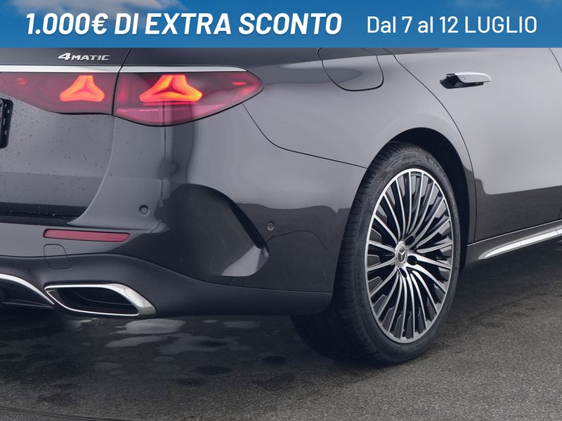 Mercedes Classe E SW sw 300 de phev amg line premium 4matic auto ibrido grigio