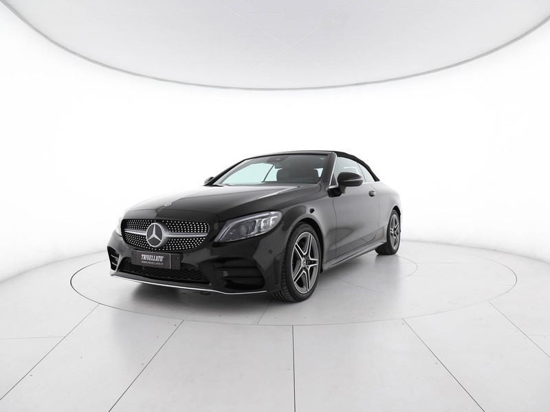 Mercedes Classe C Cabrio cabrio 220 d premium auto diesel nero