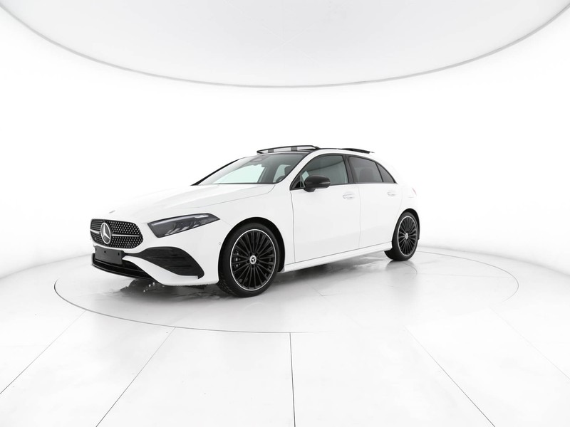 Mercedes Classe A 180 d advanced plus amg line auto diesel bianco