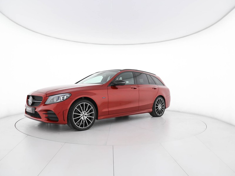 Mercedes Classe C SW sw 300 de eq-power premium auto ibrido rosso