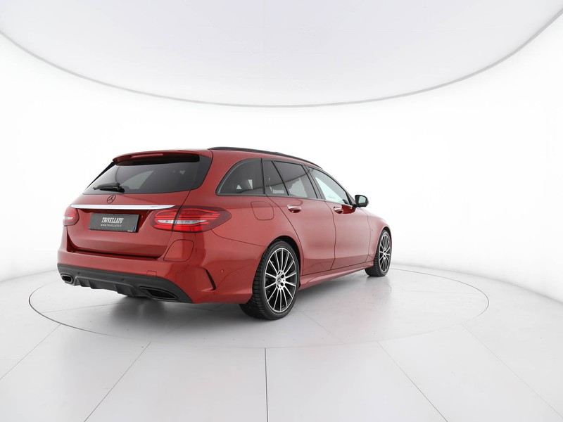 Mercedes Classe C SW sw 300 de eq-power premium auto ibrido rosso
