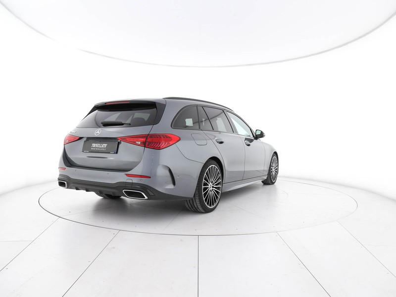 Mercedes Classe C SW sw 200 d mhev premium auto ibrido grigio