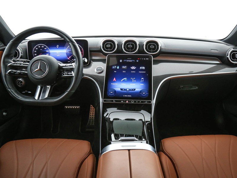 Mercedes Classe C SW sw 200 d mhev premium auto ibrido grigio