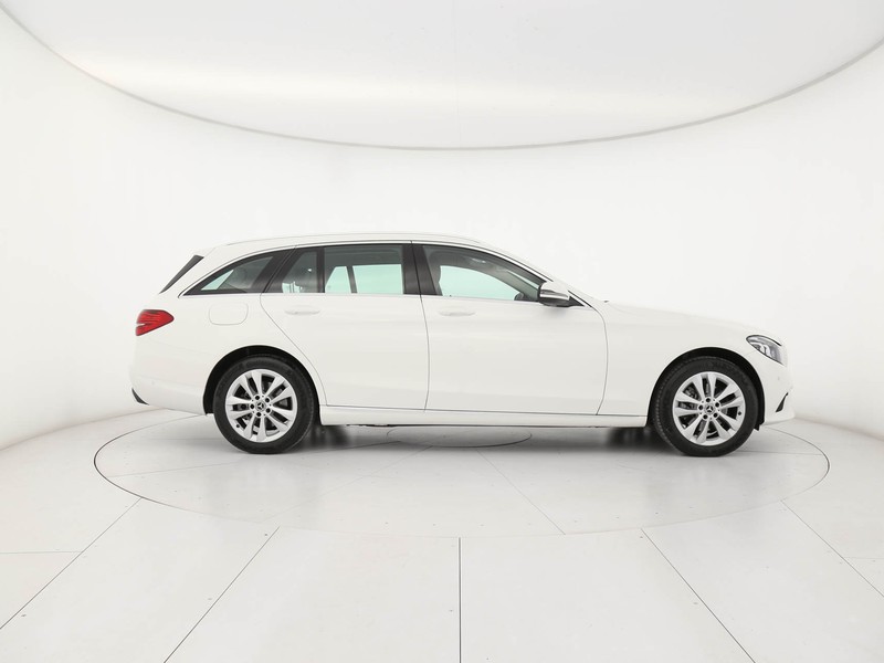 Mercedes Classe C SW sw 220 d sport plus 4matic auto diesel bianco