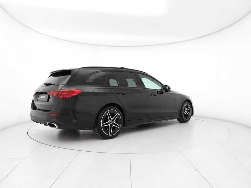 Mercedes Classe C SW sw 220 d mhev premium auto ibrido nero