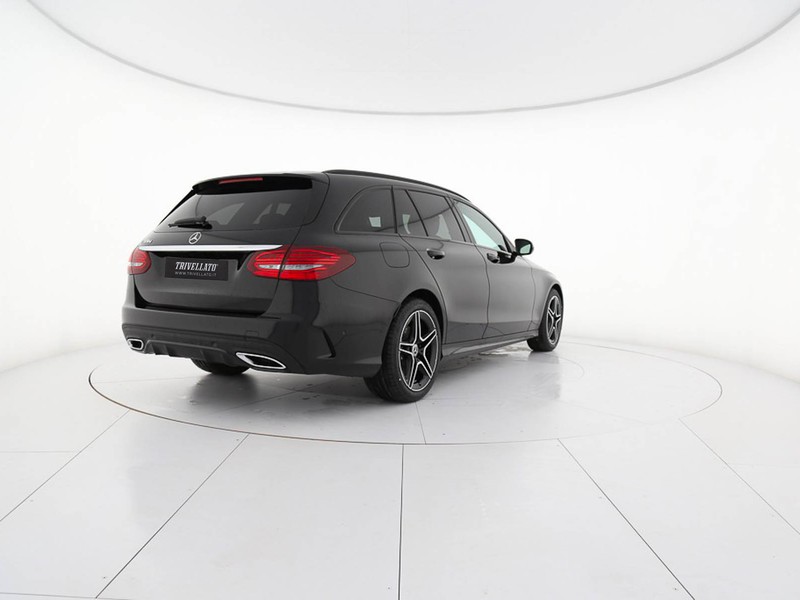Mercedes Classe C SW sw 220 d premium auto diesel nero