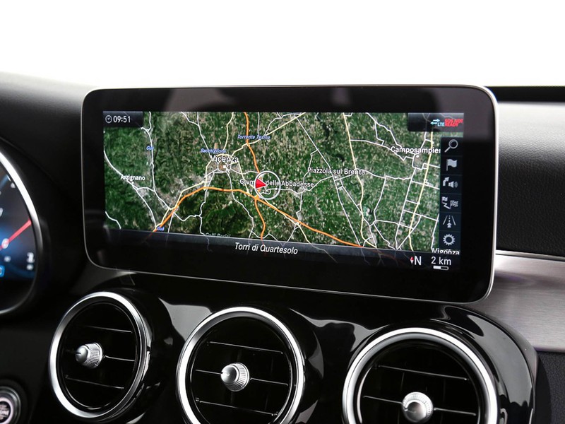 Mercedes Classe C SW sw 220 d premium auto diesel nero