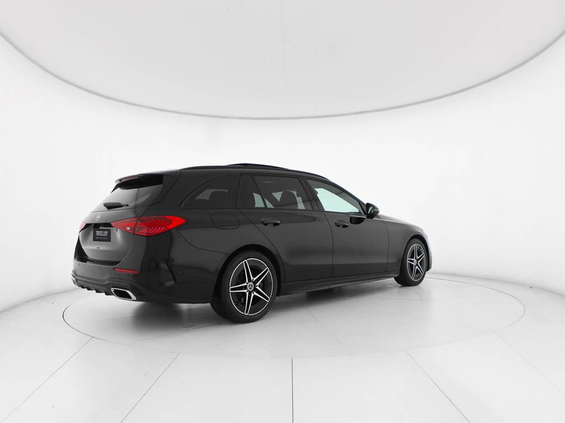 Mercedes Classe C SW sw 220 d mhev premium auto ibrido nero