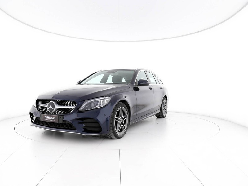 Mercedes Classe C SW sw 220 d premium auto diesel blu/azzurro