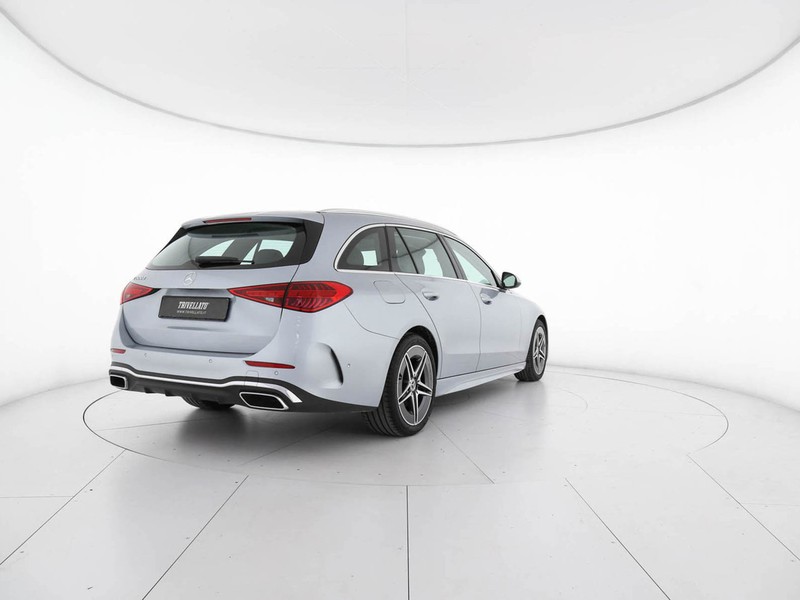 Mercedes Classe C SW sw 220 d mhev premium auto ibrido argento