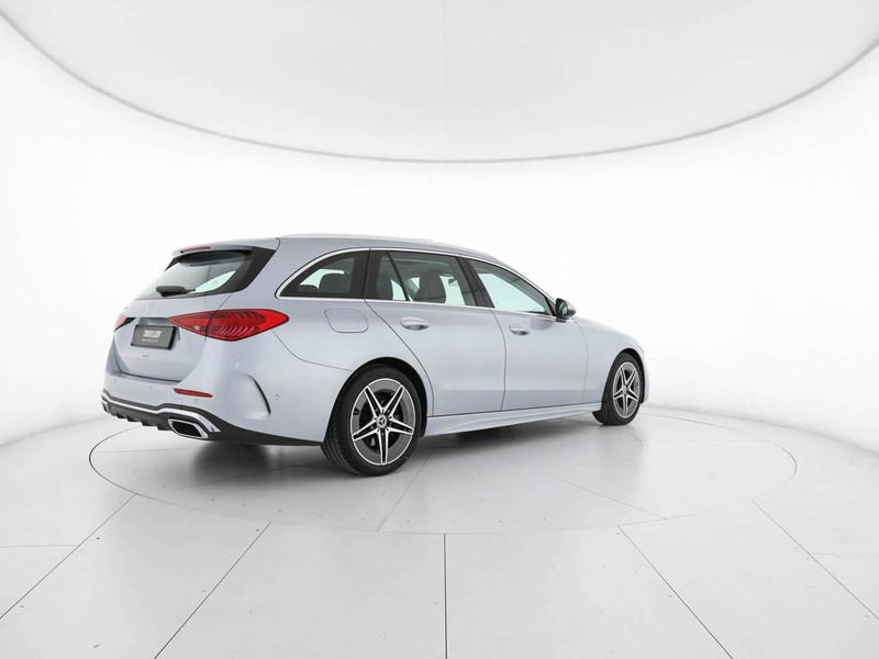Mercedes Classe C SW sw 220 d mhev premium auto ibrido argento