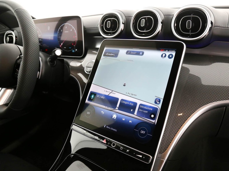 Mercedes Classe C SW sw 220 d mhev premium auto ibrido argento