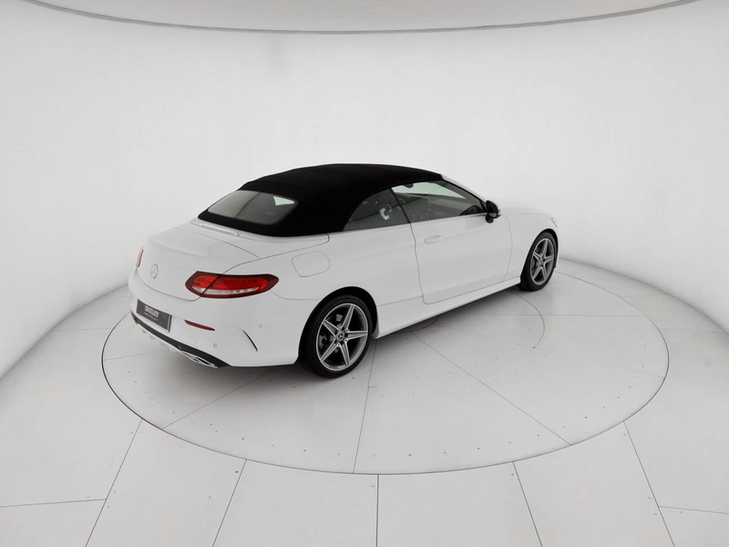 Mercedes Classe C Cabrio cabrio 220 d premium plus auto diesel bianco