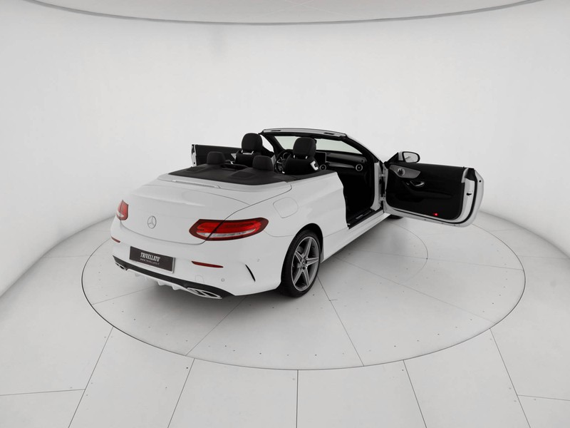 Mercedes Classe C Cabrio cabrio 220 d premium plus auto diesel bianco