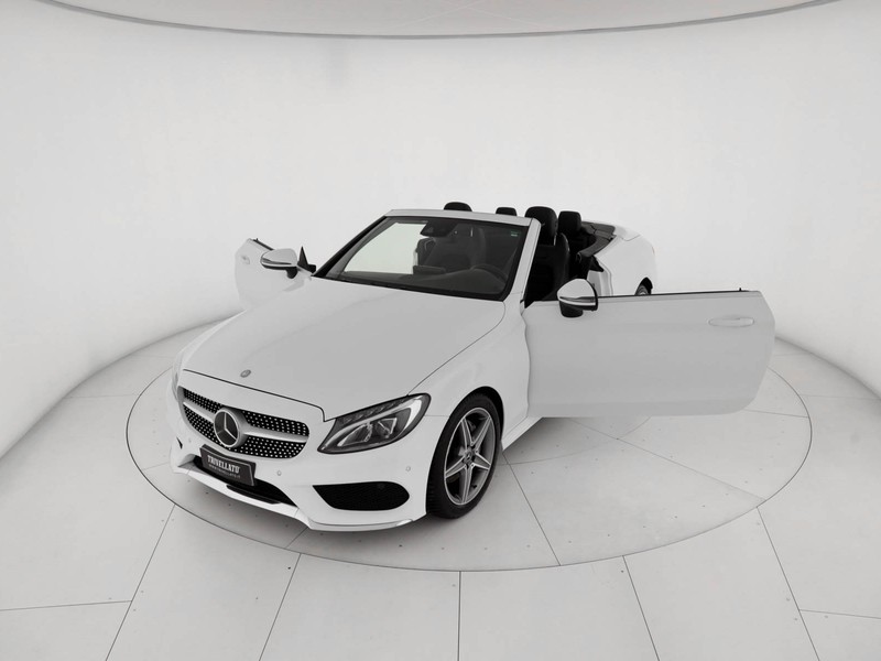 Mercedes Classe C Cabrio cabrio 220 d premium plus auto diesel bianco