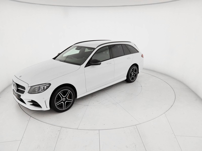 Mercedes Classe C SW sw 300 d premium 4matic auto diesel bianco