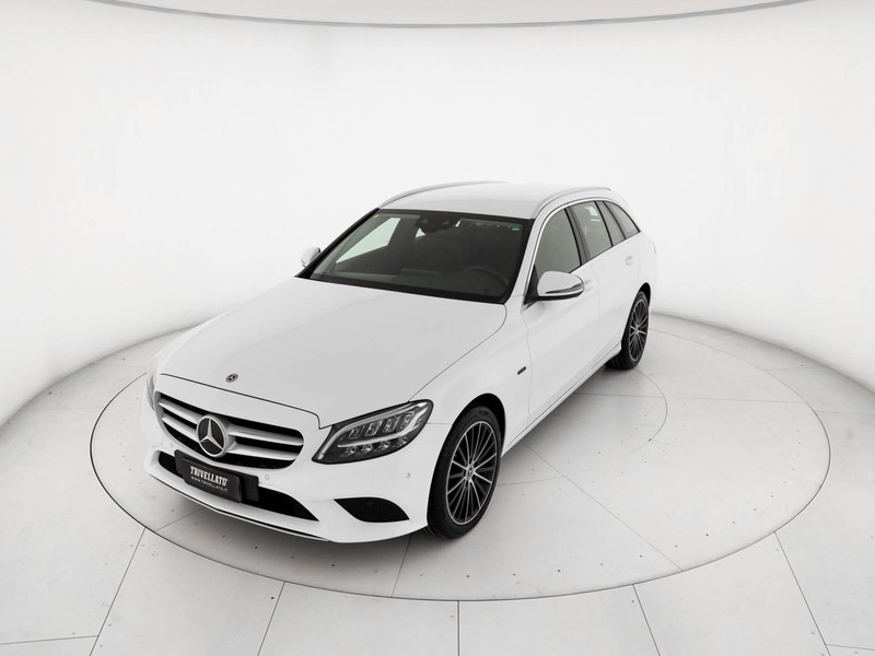 Mercedes Classe C SW sw 300 de eq-power sport plus auto ibrido bianco